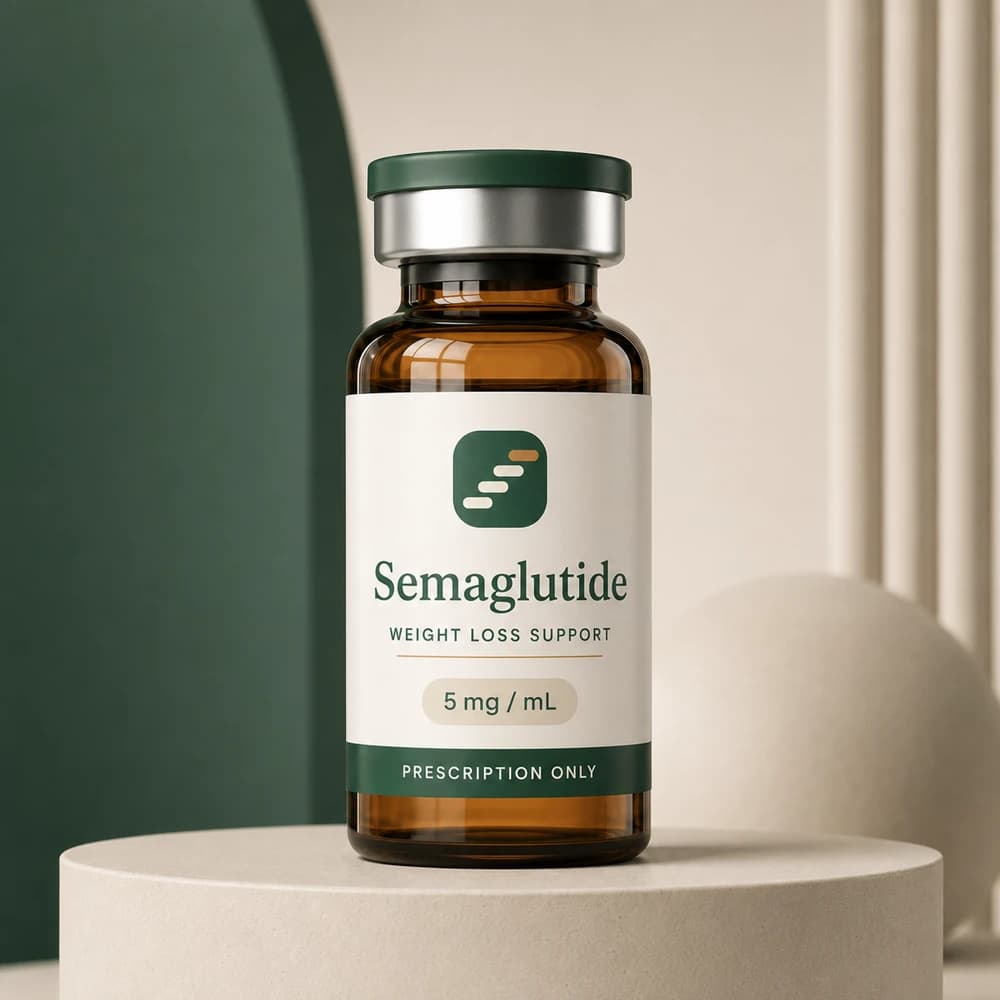 PAVE Health & Wellness semaglutide vial — 5 mg/mL