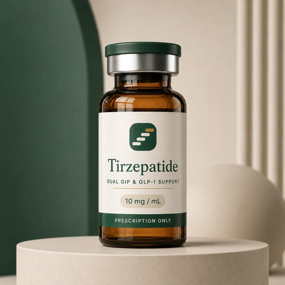 PAVE Health & Wellness tirzepatide vial — 10 mg/mL